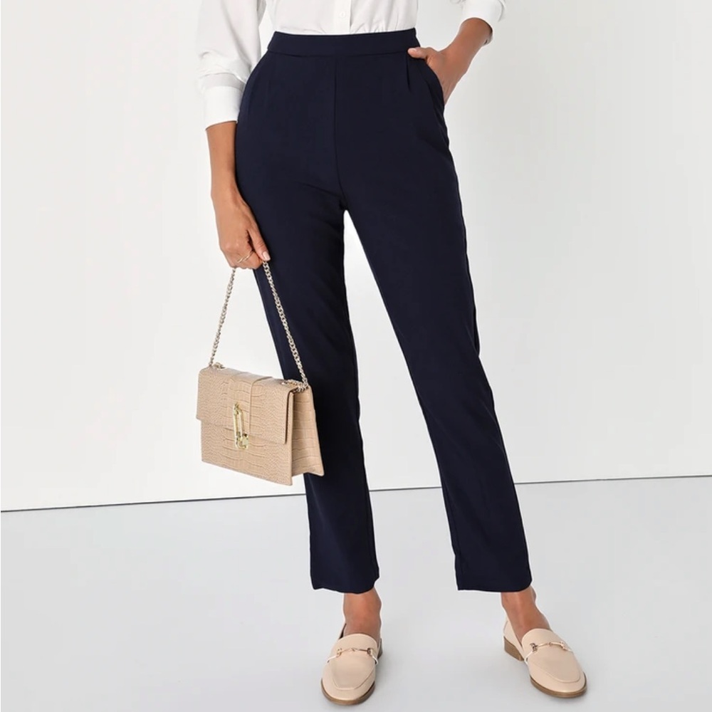 Lulus Navy Women's Pants  New With Tag Size S